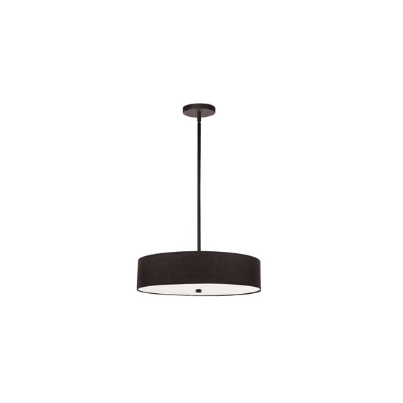 Gothic 4-Light Pendant Light - Matte Black Finish, E26 Socket, Dimmable Interior Lighting