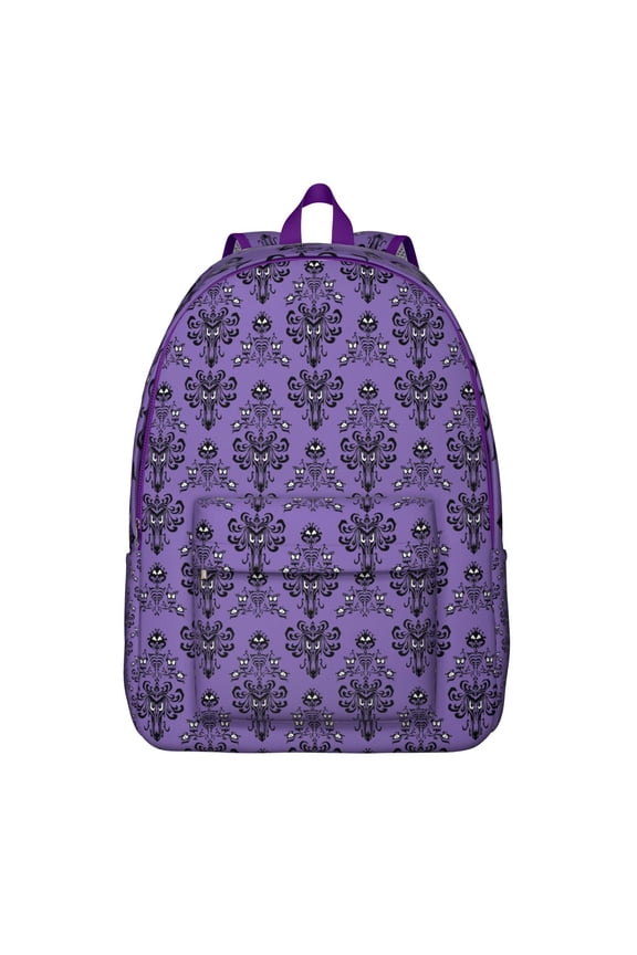 Gothic Aesthetic Map and Elements Pattern Travel Backpack – Durable Oxford Material Backpack with Large Capacity and Anti-theft Features for Students, Teens, and Outdoor Enthusiasts
