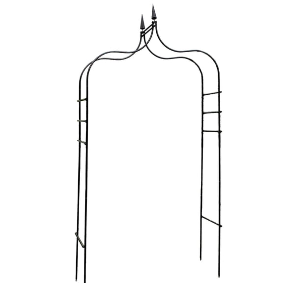 Gothic Arch Garden Trellis – Weather-Resistant Steel, Elegant Gothic Design with Easy Assembly