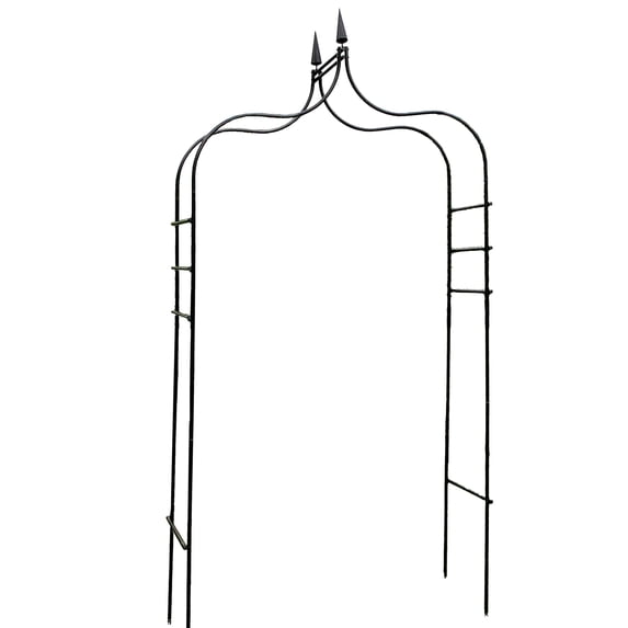 Gothic Arch Garden Trellis – Weather-Resistant Steel, Elegant Gothic Design with Easy Assembly