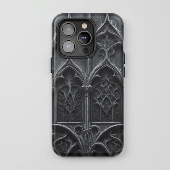 Gothic Archway iPhone Case Protective Tough Style Dark Gray