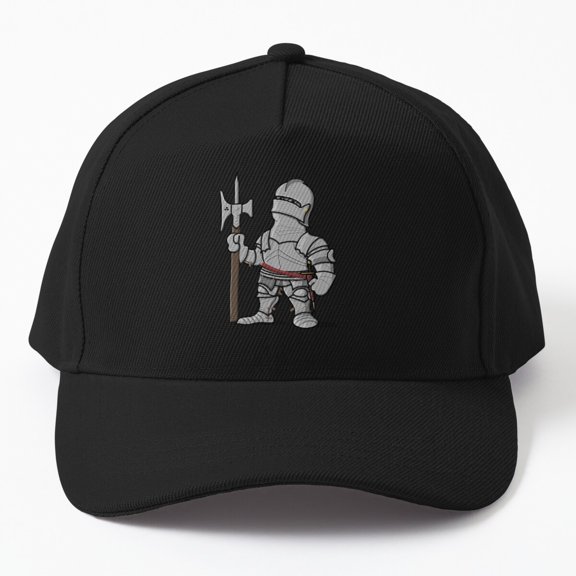 Gothic Armour Knight Baseball Hat, Medieval Warrior Character Graphic Design, Classic Cap