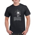 thumbnail image 1 of Gothic Balance Skull T-shirt Men's -SmartPrintsInk Designs, 1 of 4