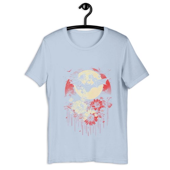 Gothic Bat Graphic Shirt, Alt Fashion Tee, Size S-3XL