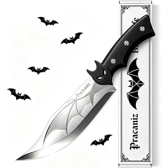 Gothic Bat Kitchen Knife - Halloween Goth Cutlery with Bat Design, Stainless Steel Blade - Unique Gothic Gift for Women, Kitchen Decor & Collecting