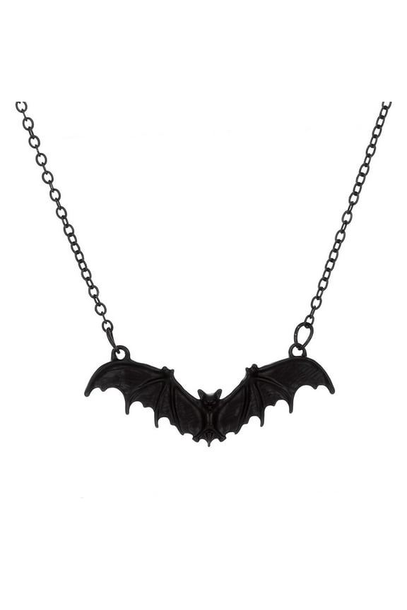 Halloween Dark Gothic Style Bat Pendant Collarbone Chain Men And Women Street Necklace Trend Necklace for Women Charm Necklace