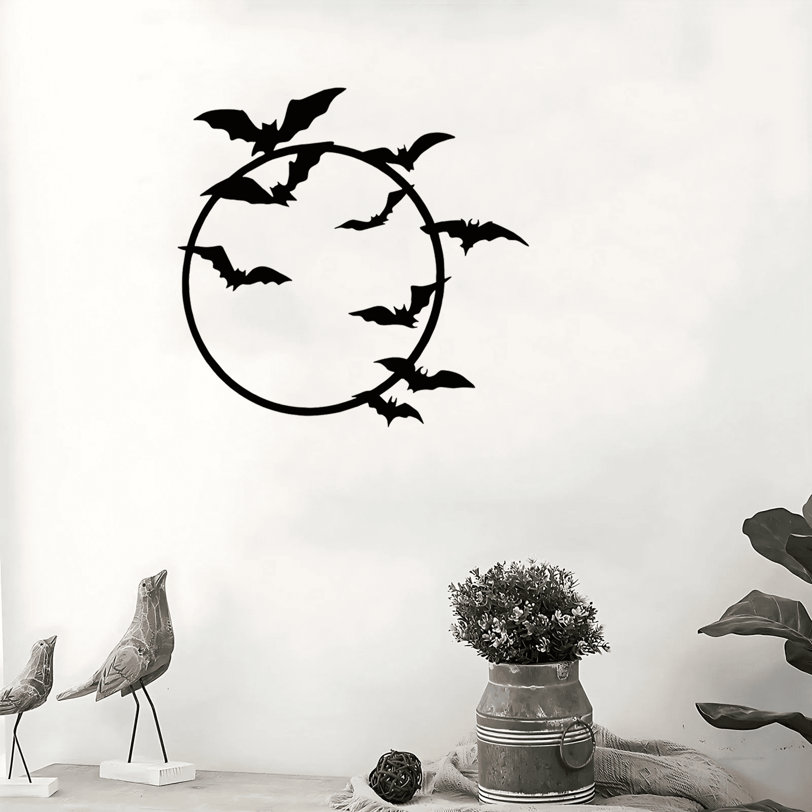Gothic Bat Wall Art Halloween Outdoor Indoor Decor