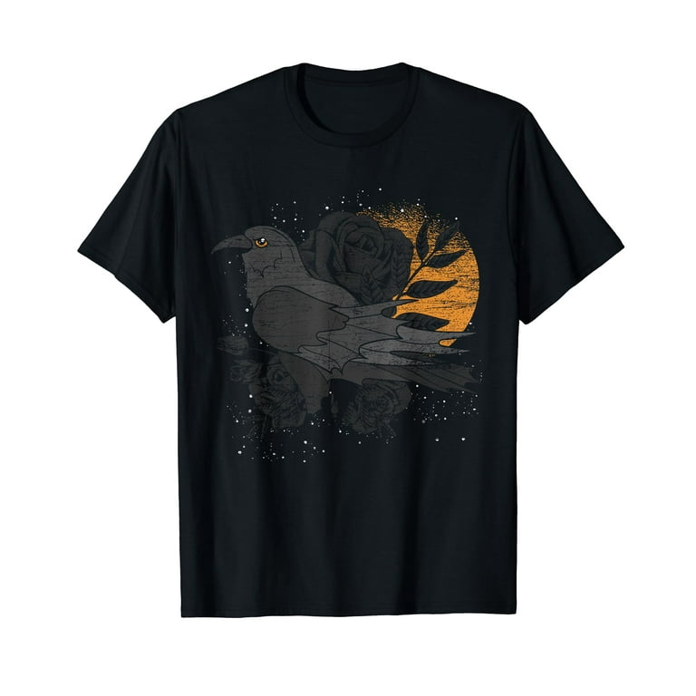 Crows/Ravens Birds With Full Moon T-Shirt Crows/Ravens Birds With Full Moon T-Shirt