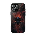 thumbnail image 1 of Gothic Black Widow Spider Web Red Illustration Phone Case for 11 12 13 14 15 16 17 Pro Max, 1 of 2