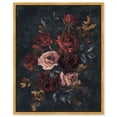 thumbnail image 1 of Gothic Blossom Glow I Canvas Gothic Botanicals by Art Remedy, Gold Frame, 24" x 30", 1 of 7