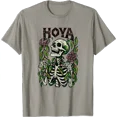 thumbnail image 1 of Gothic Botanical Hoya Vine Skeleton T-Shirt for Unique Style Enthusiasts, 1 of 5