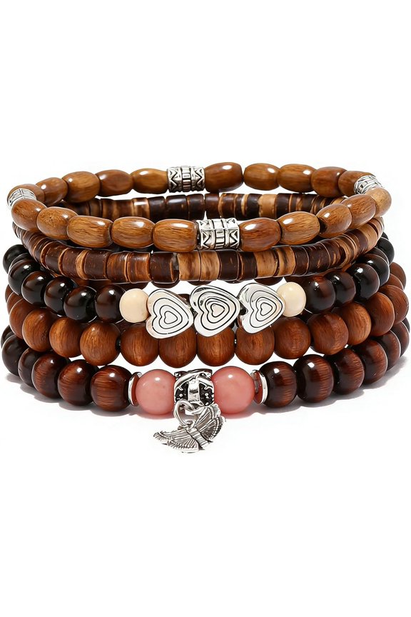 Gothic Bracelet Adjustable Punk Braided Leather Multilayer Grunge Set Bracelets Emo Metal Cuff Wrap Bangles Meaningful Gift