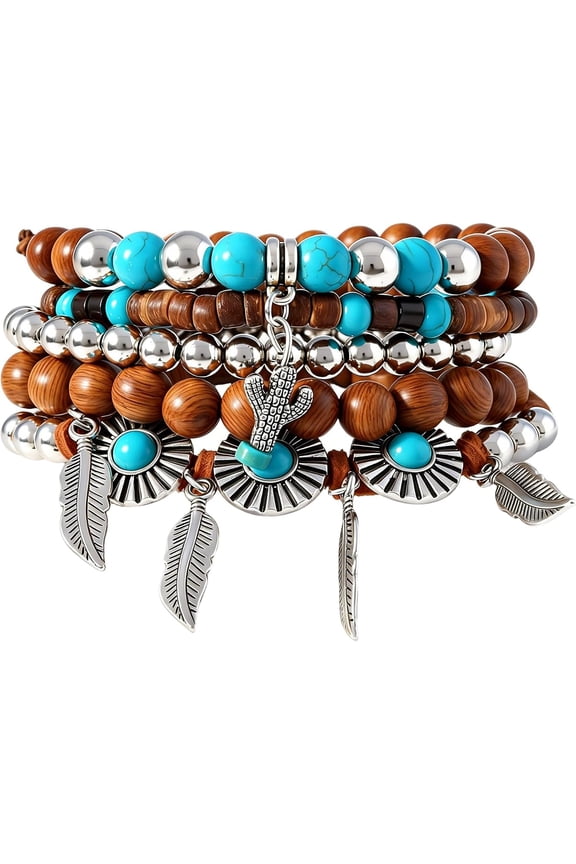 Gothic Bracelet Adjustable Punk Braided Leather Multilayer Grunge Set Bracelets Emo Metal Cuff Wrap Bangles Meaningful Gift