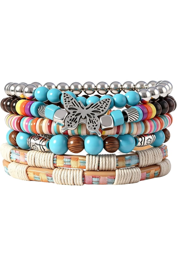 Gothic Bracelet Adjustable Punk Braided Leather Multilayer Grunge Set Bracelets Emo Metal Cuff Wrap Bangles Meaningful Gift