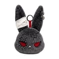 thumbnail image 1 of Gothic Bunny Plush Keychain Pendant Dark Halloween Bag Charm for Keys Backpack Purse Accessory Gift, 1 of 5