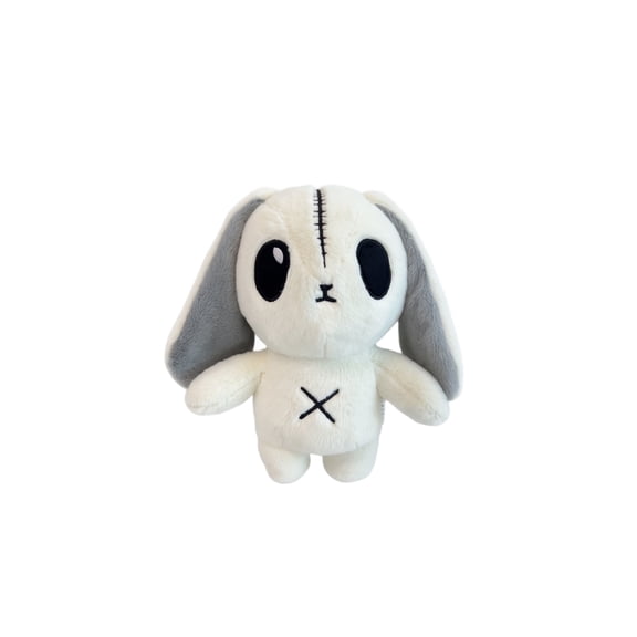 Gothic Bunny Rabbit Plush Toy,Scary Rabbit Stuffed Animal,Standing Toy - Gifts for Kids and Lovers for Birthday, Halloween, Christmas