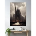thumbnail image 1 of Gothic Cathedral Poster Wall Art, Modern Wall Decor For Living Room Bedroom, 12x18 UNFRAMED, 1 of 3