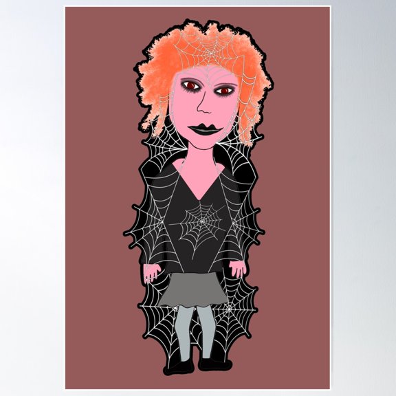 Gothic Cathy Poster Wall Art, Modern Wall Decor For Living Room Bedroom, 8x12 UNFRAMED