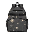 thumbnail image 1 of Gothic Celestial Print Waterproof School Backpack - Ergonomic Travel Daypack with Starry Night Design for Teens, 1 of 1