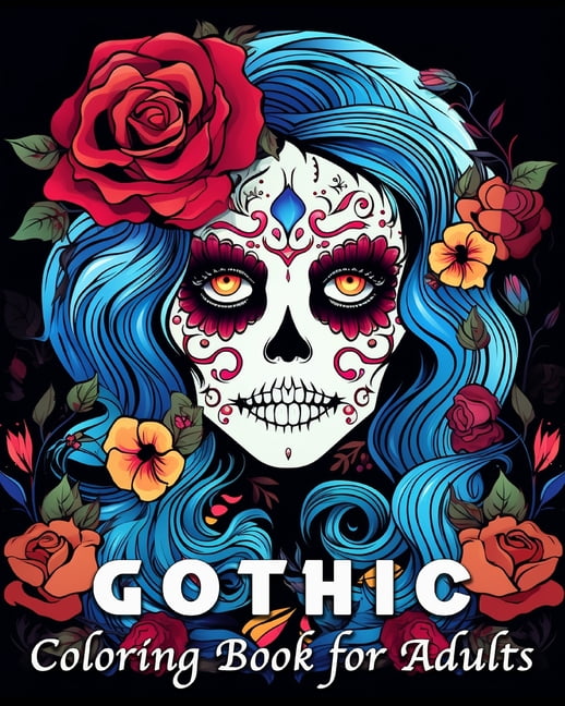 Gothic Coloring Book for Adults: 40 Unique Gothic Patterns Coloring Book for Stress Management ...