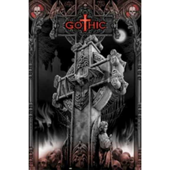 Gothic Cross Poster (24 x 36)