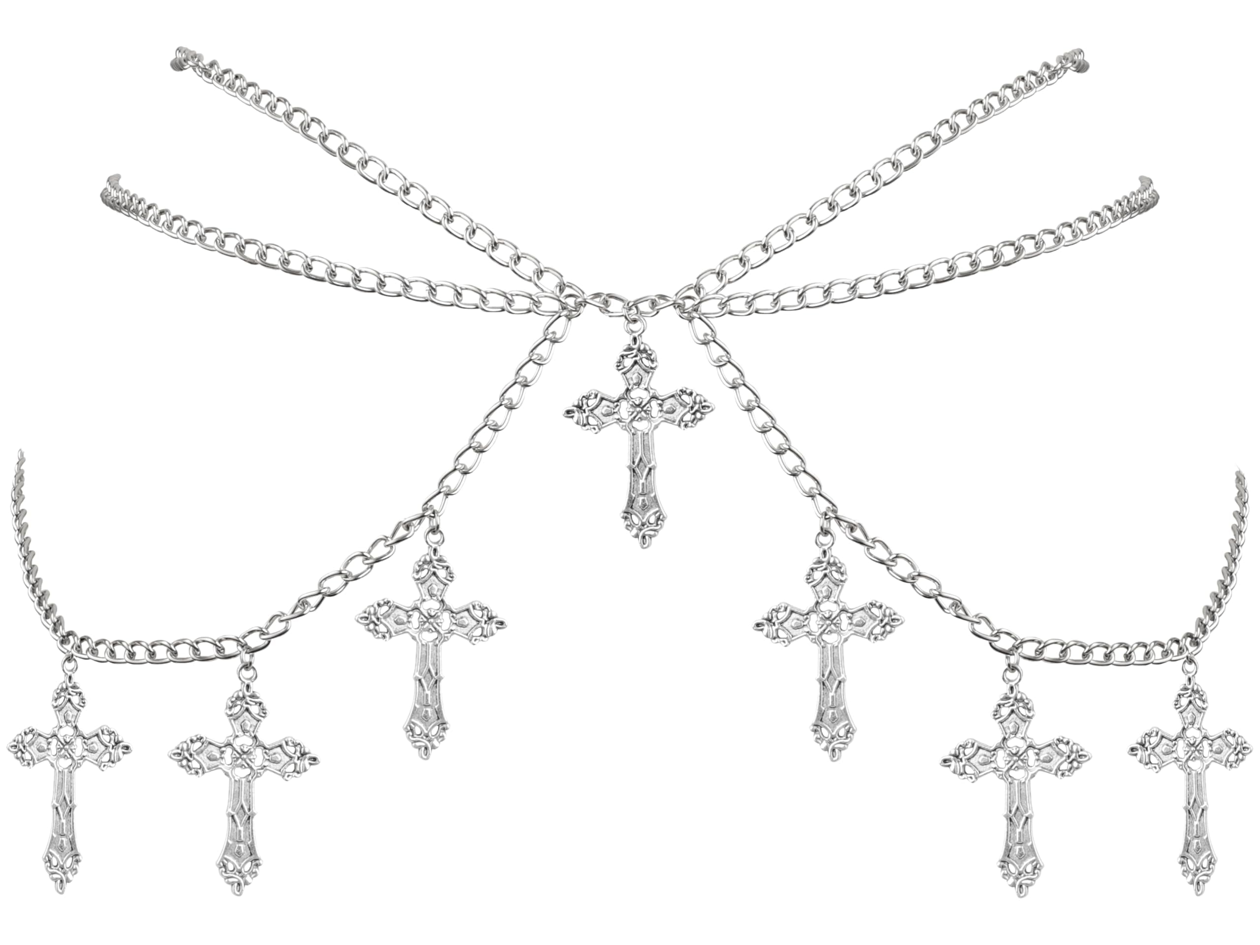 Gothic Cross Waist Chain & Belt - Emo, Punk, Grunge  display picture 3