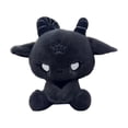 thumbnail image 1 of Gothic Dark Fantasy Animal Plush Toys, Cute Creepy Bunny Fox Cat Demon Stuffed Animals, Soft Polyester Sitting Plushies, Halloween Decorations Indoor, Collectible Gift for Teens, Bedroom Decor-B, 1 of 5