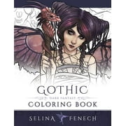 Gothic - Dark Fantasy Coloring Book (Paperback) by Selina Fenech