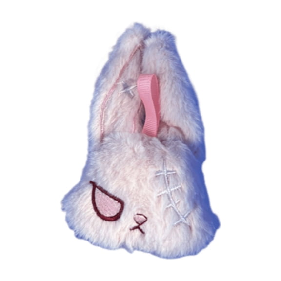 Gothic Dark Plush Stuffed Animal Toy Creepy Cute Bunny Fox Demon Doll Emo Punk Room Decor Alternative Gift for Teens and Fans