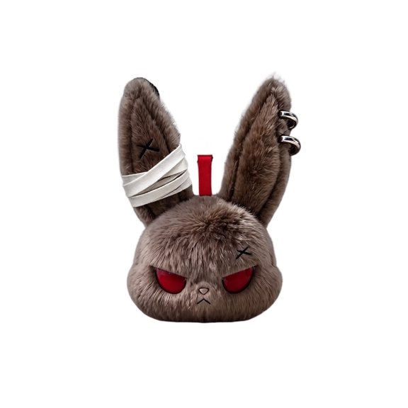 Gothic Dark Plush Stuffed Animal Toy Creepy Cute Bunny Fox Demon Doll Emo Punk Room Decor Alternative Gift for Teens and Fans