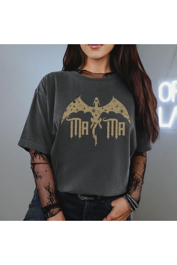 Gothic Dragon Mama Shirt Medieval Mom T-Shirt Celestial Castlecore Mother'S Day Gift Renaissance T Shirt Medievalcore Tee