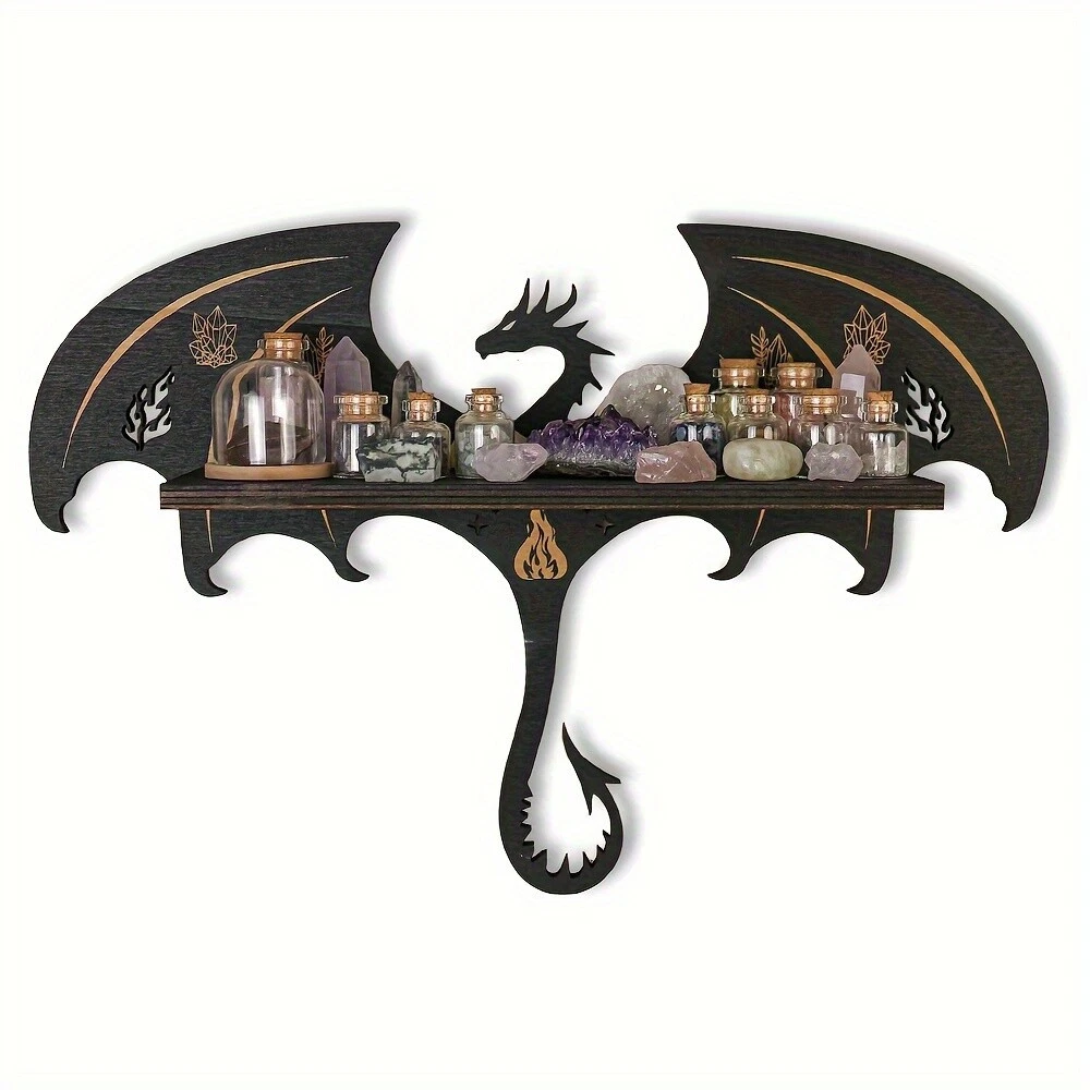 Dragon Rack Gothic Dragon Wall Hanging Rack With Faucet Design For Halloween Deco ...