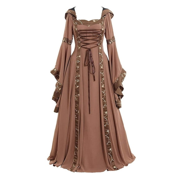 Gothic Dress Women's Elegant Floor Length Style for Events
