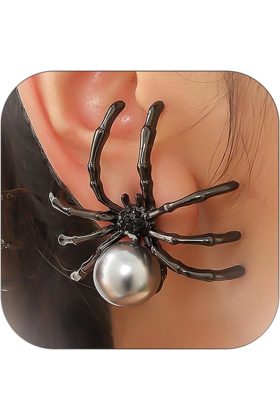 Gothic Earrings for Women Dangling Black Earrings Dangle Red Blood Earrings Long Halloween Spooky Drop Crystal Teardrop Earrings for Vampire Costume Party Hypoallergenic Jewelry