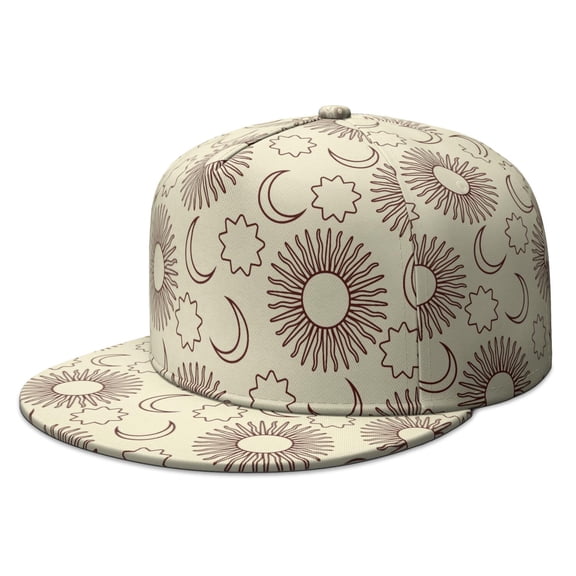 Gothic Explorer Hat – Mystical Flat Visor Baseball Cap, Trendy for Street Fashion