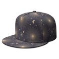 thumbnail image 1 of Gothic Explorer Hat – Mystical Flat Visor Baseball Cap, Trendy for Street Fashion, 1 of 8