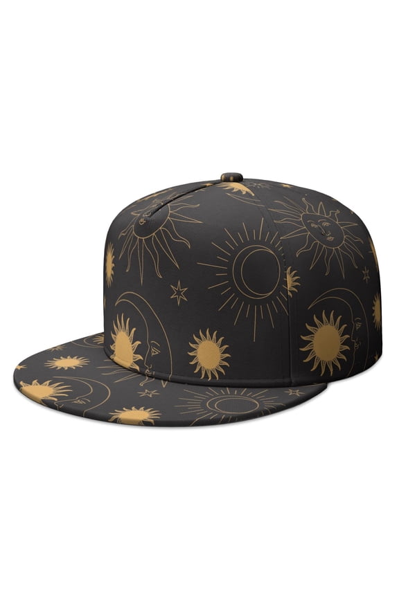 Gothic Explorer Hat – Mystical Flat Visor Baseball Cap, Trendy for Street Fashion