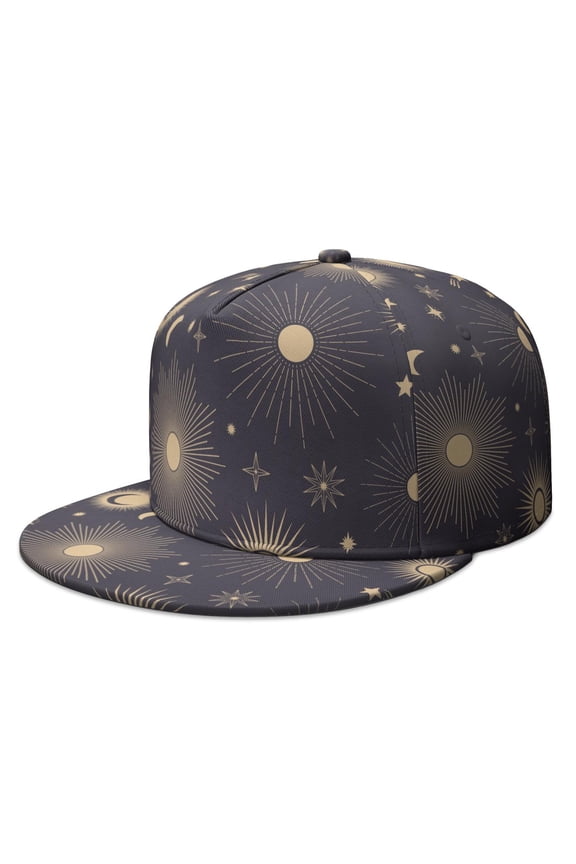 Gothic Explorer Hat – Mystical Flat Visor Baseball Cap, Trendy for Street Fashion