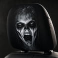 thumbnail image 1 of wenhour Gothic Face Auto Headrest Cover, Ghosts Car Headrest Cover, Scary Face Printing Car Seat Headrest Protector for SUV Sedan Van Truck, 1 of 6