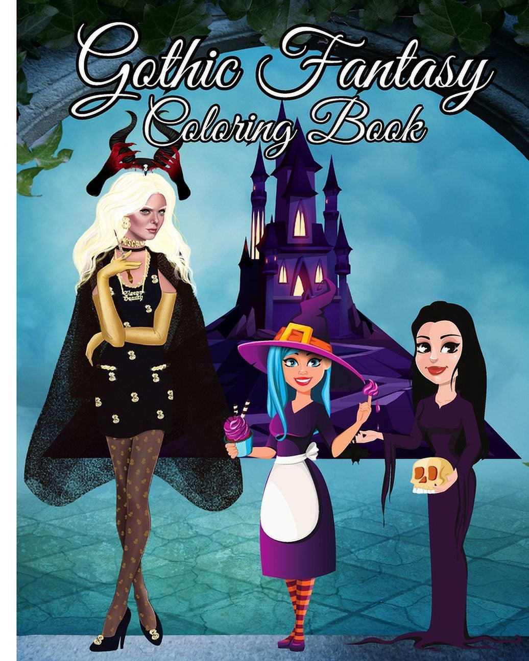Gothic Fantasy Coloring Book: Creative Haven Gothic Fantasy Coloring ...