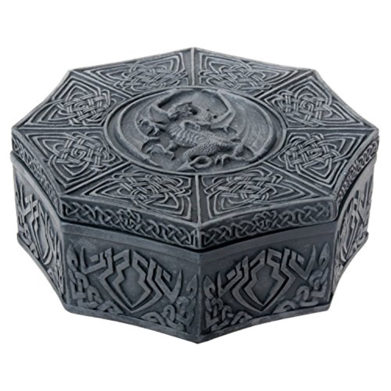Gothic Fantasy Dragon Celtic Jewelry Trinket Box