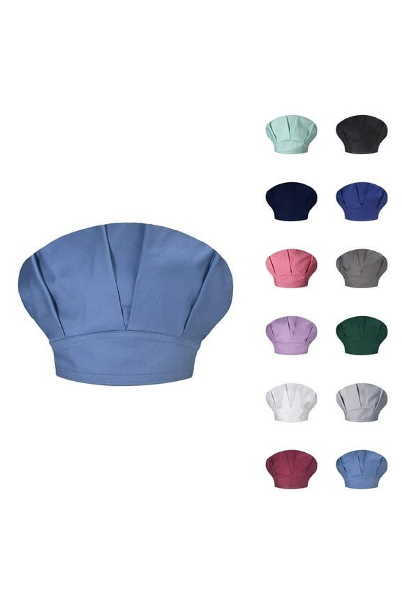 Gothic Fedora Trilby Hat And Beret, Red Beret, Straw Fedora, for Winter Beret Unisex Solid Color Cap Kitchen Catering Oil Proof Chef Hat Bouffant Hat