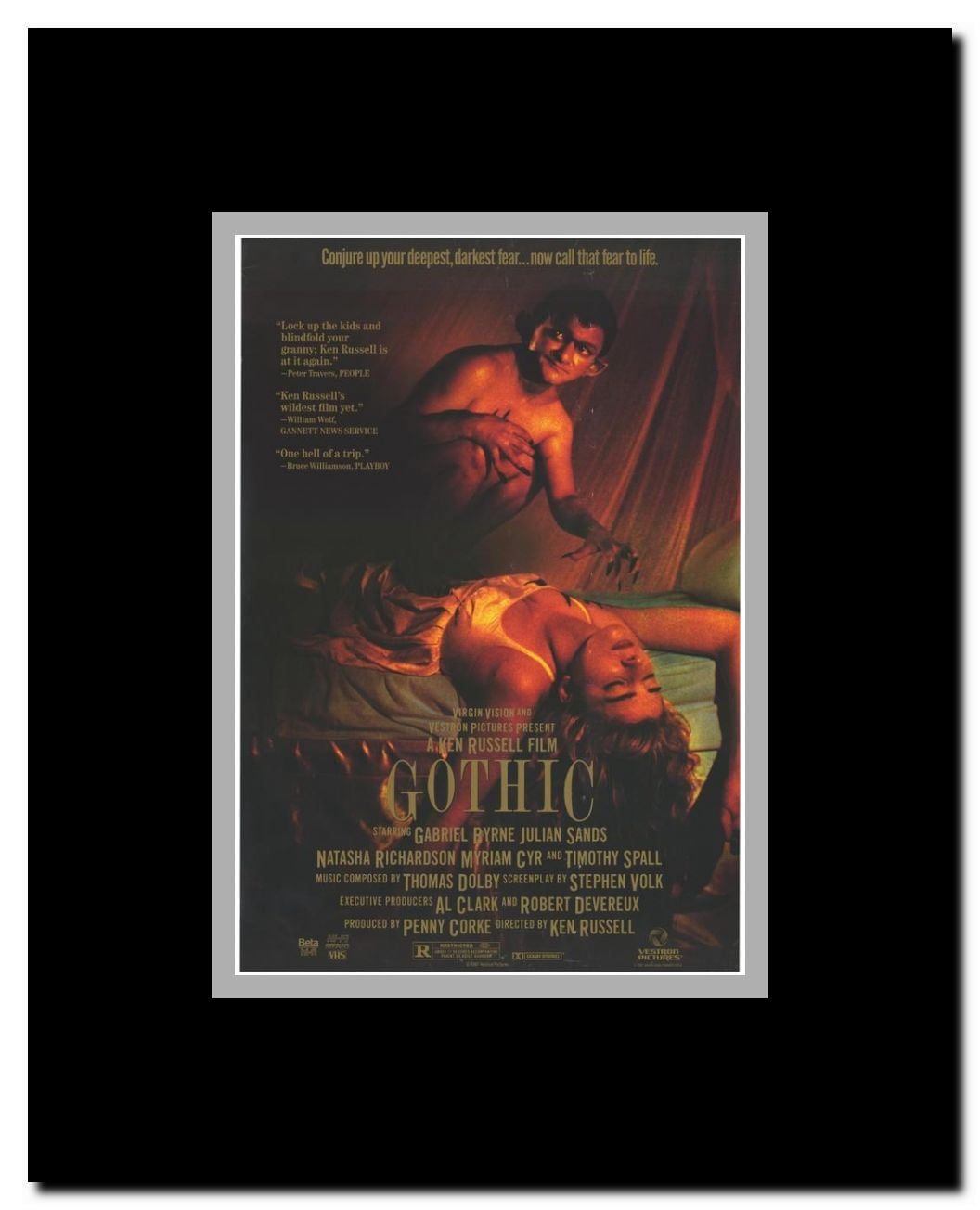 Gothic Framed Movie Poster