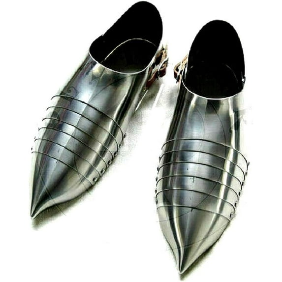 Gothic German Shoes Medieval Sabatons Steel Leg Armor
