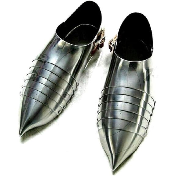 Gothic German Shoes Medieval Sabatons Steel Leg Armor