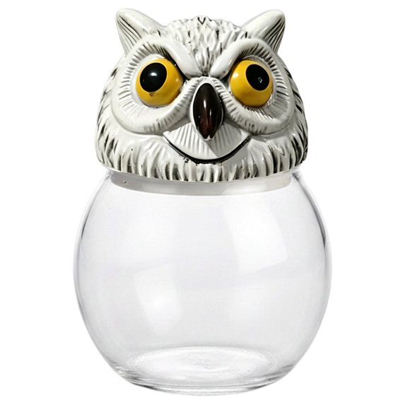 Gothic Glass Witchy Frog Storage Jar, Kitchen Spice Container, Halloween Decor, Style C.