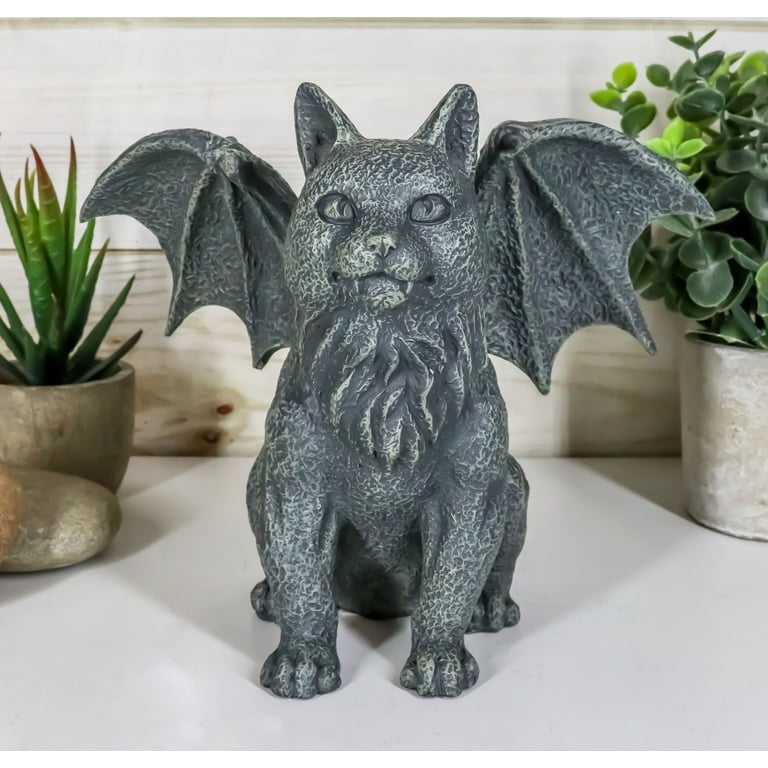 Gothic Guardian Winged Feline Cat Vampire Gargoyle Desktop