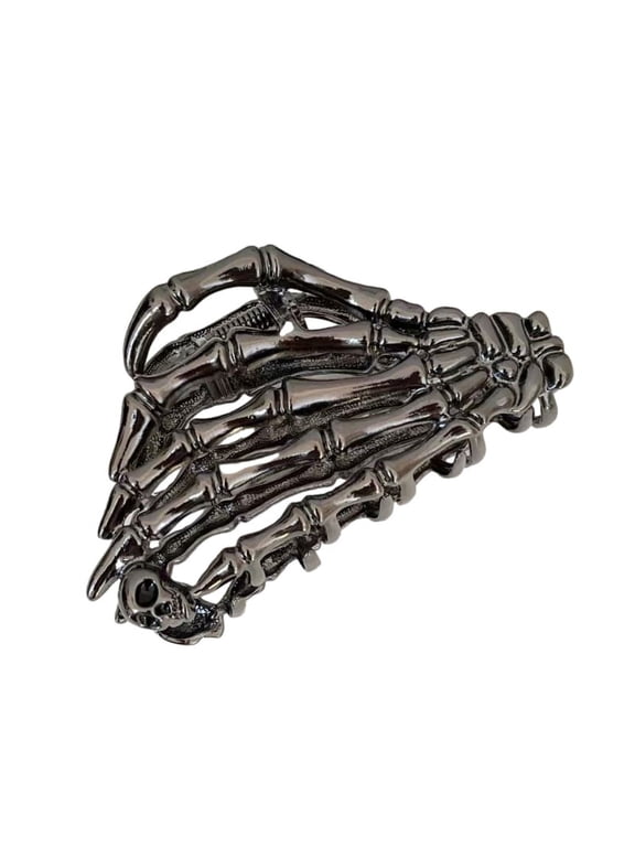 Gothic Hair Claw Clip Skeleton Hand Ponytail Holder Skull Claw Shape Punk Skull Fingers Barrette Claw Hair Style Tool