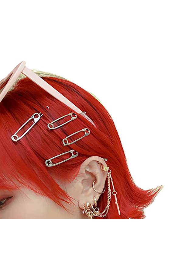 Gothic Hair Pin Set - 12 Pack Alt Hair Accessories for Goth Style