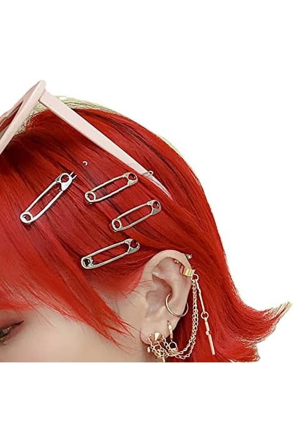 Gothic Hair Pin Set - 12 Pack Alt Hair Accessories for Goth Style